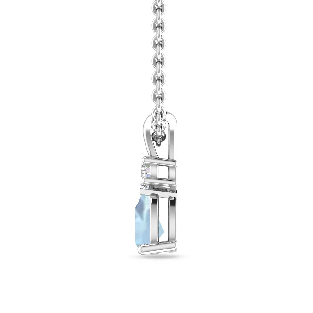 White Gold - Aquamarine