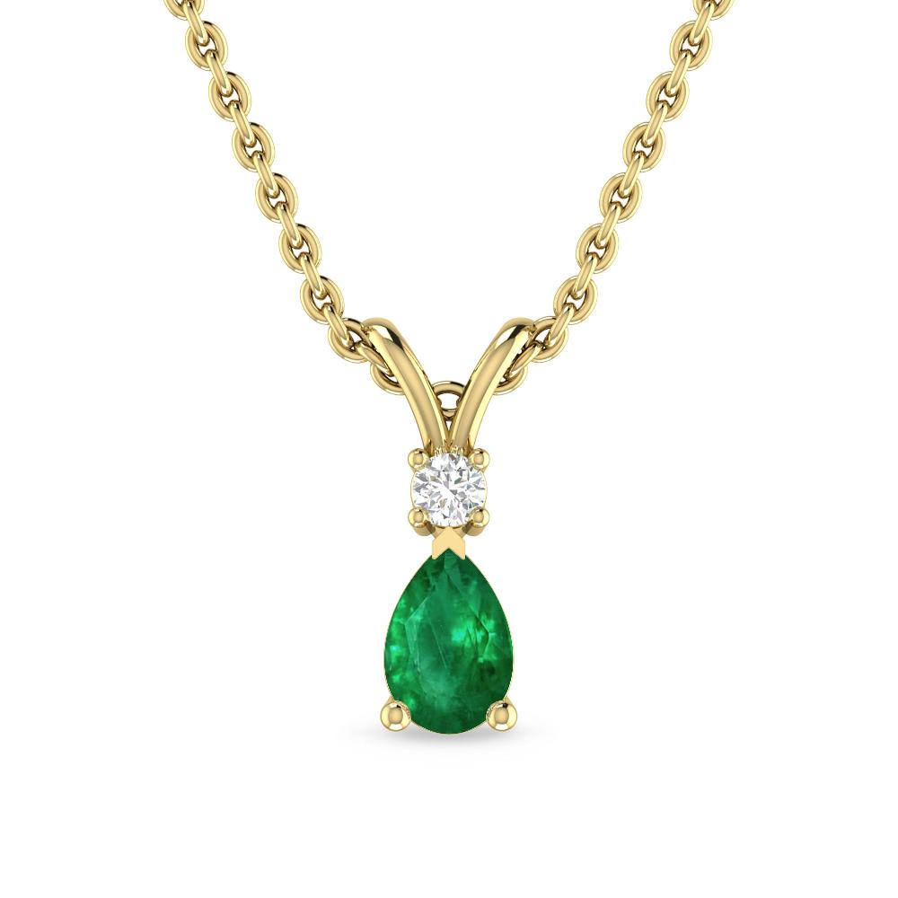 Yellow Gold - Emerald