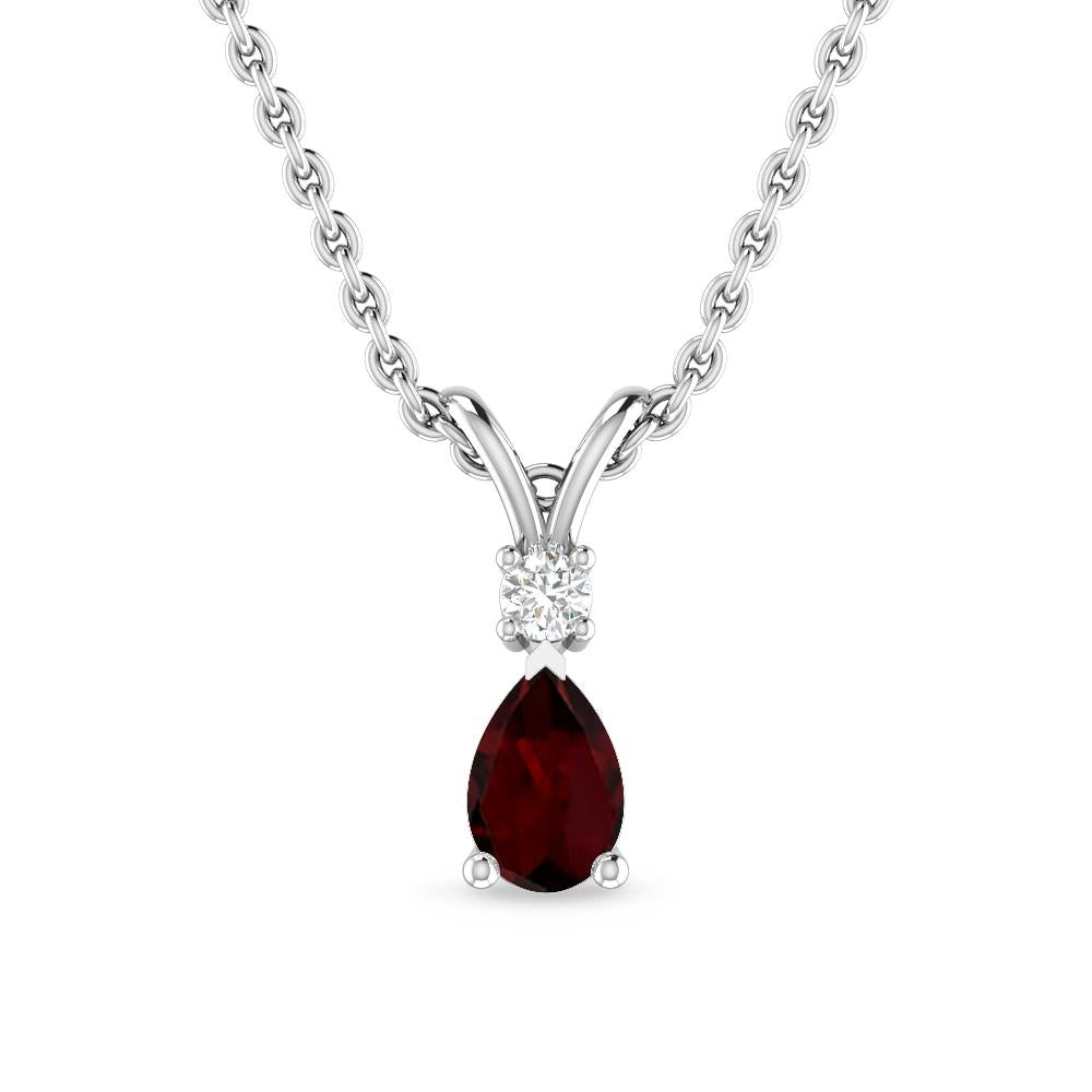 White Gold - Garnet