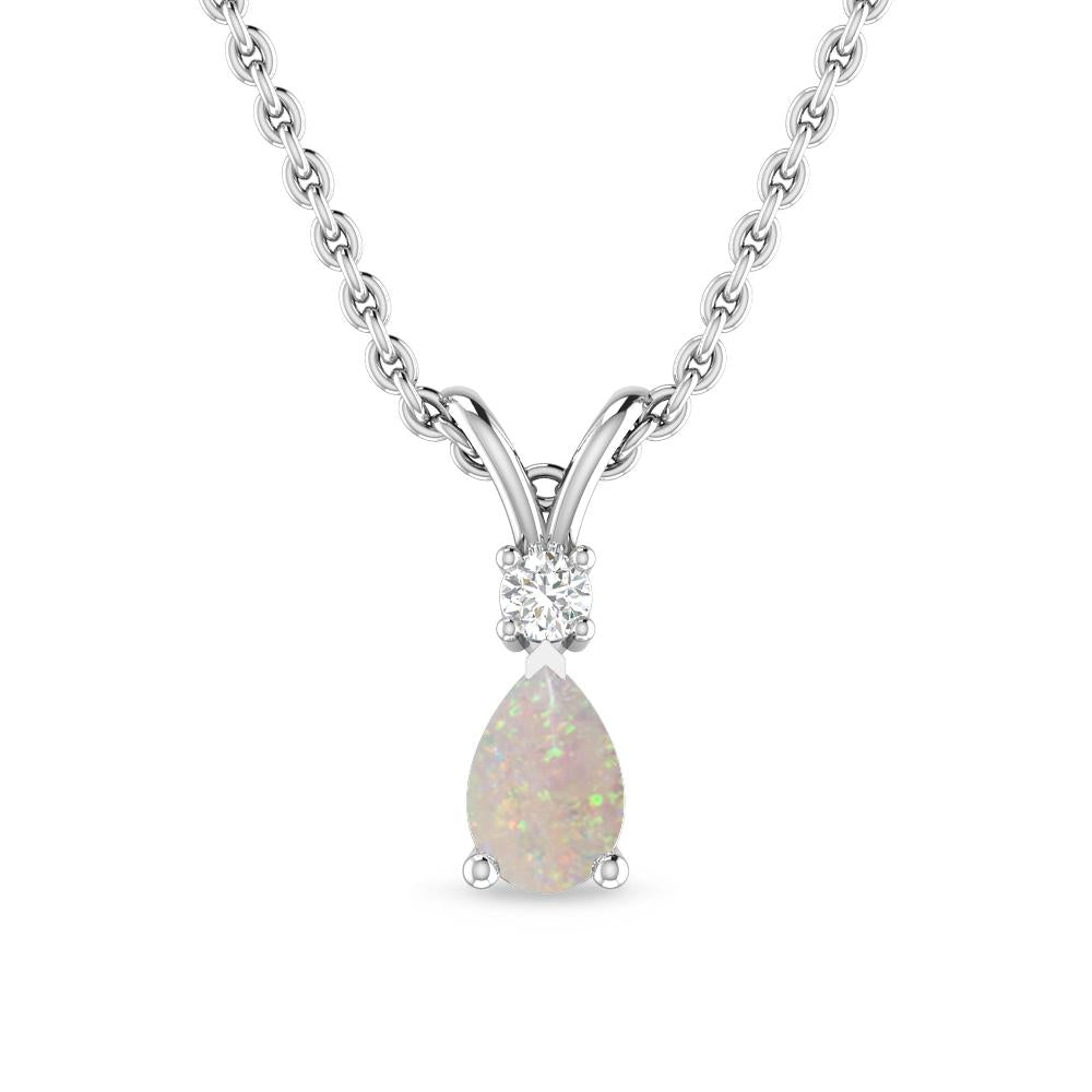 White Gold - Opal