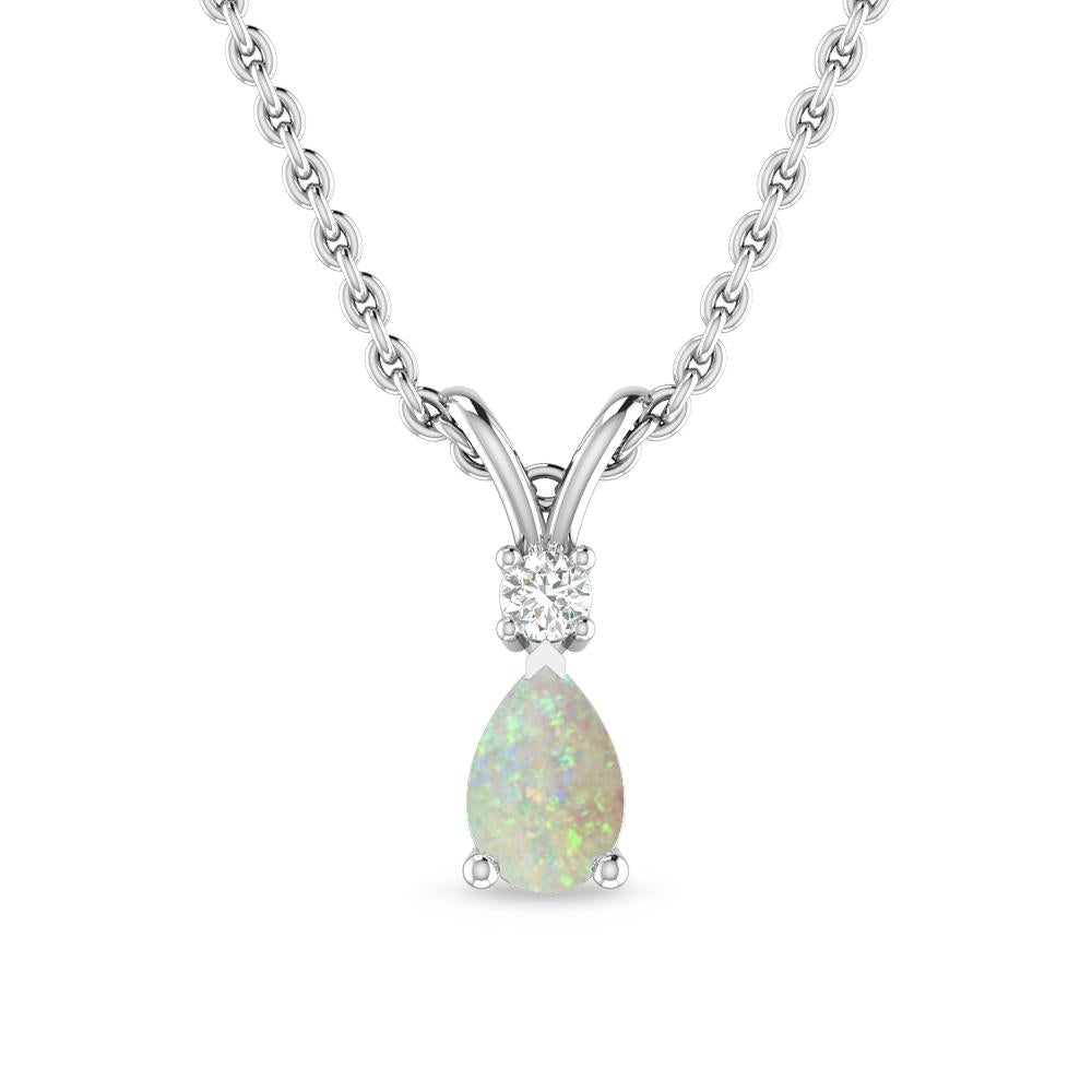 White Gold - Opal