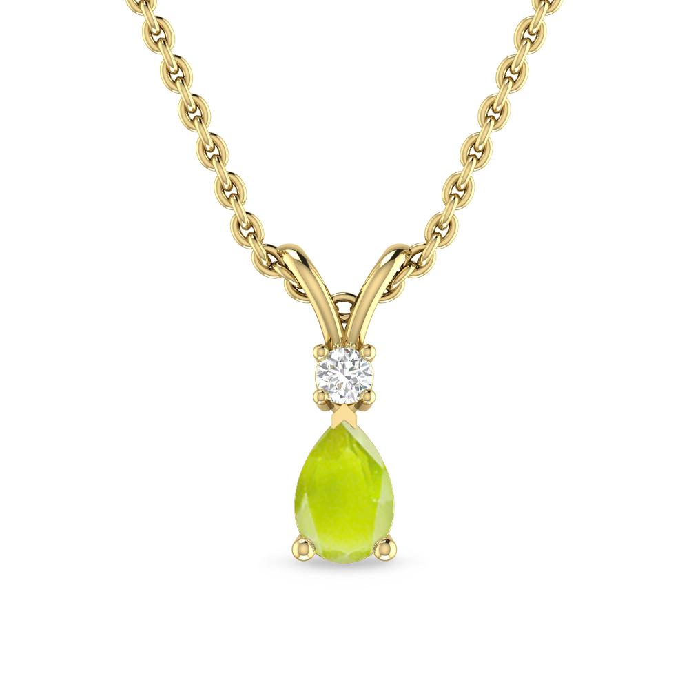 Yellow Gold - Peridot