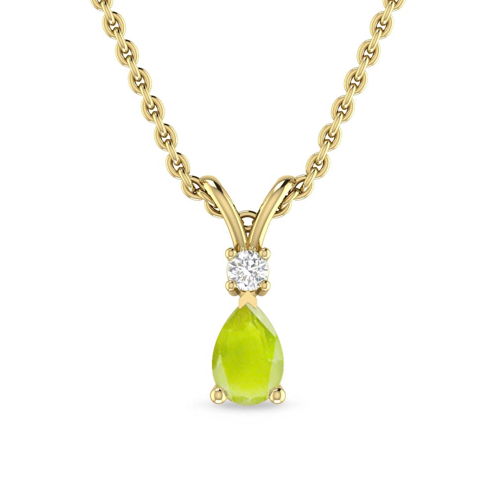 Yellow Gold - Peridot