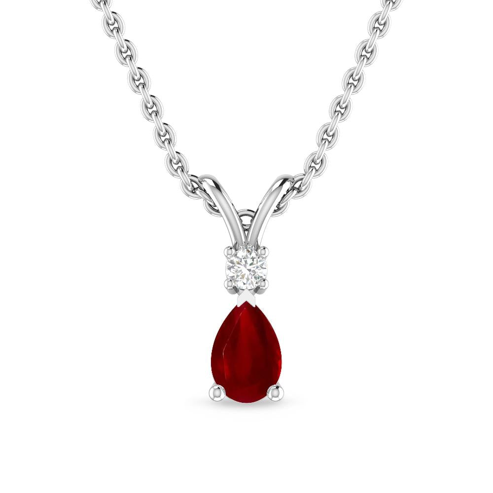 White Gold - Ruby