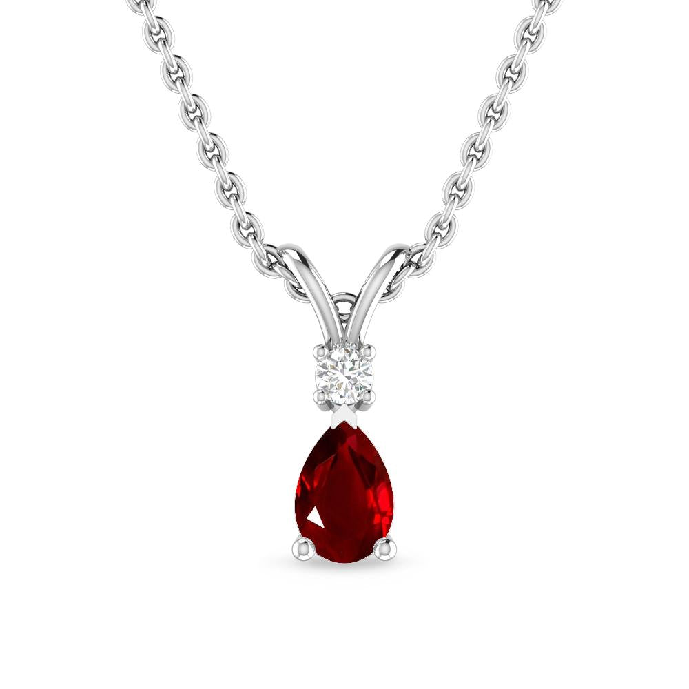 White Gold - Ruby