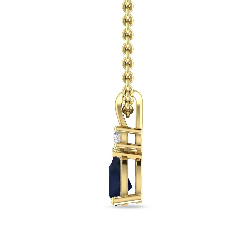 Yellow Gold - Sapphire