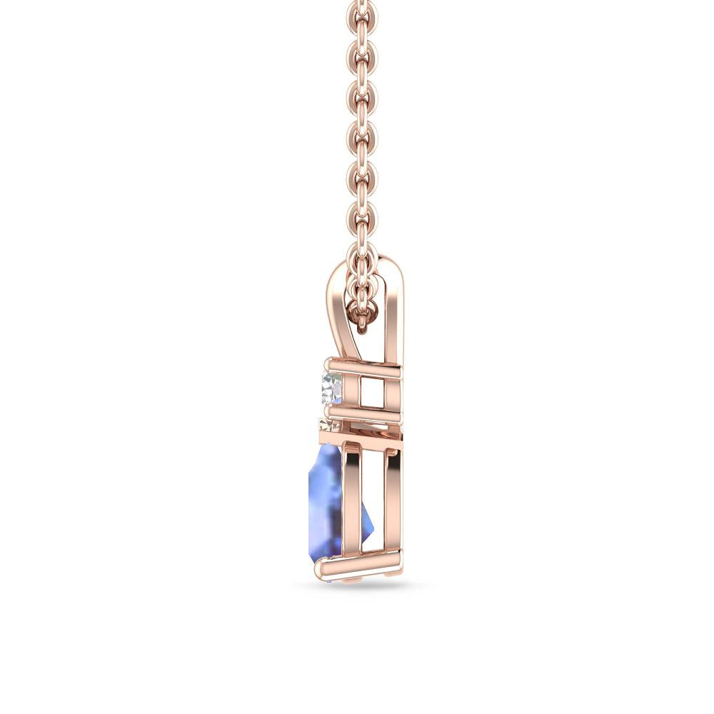 Rose Gold - Tanzanite