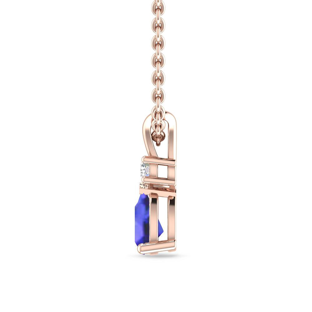 Rose Gold - Tanzanite