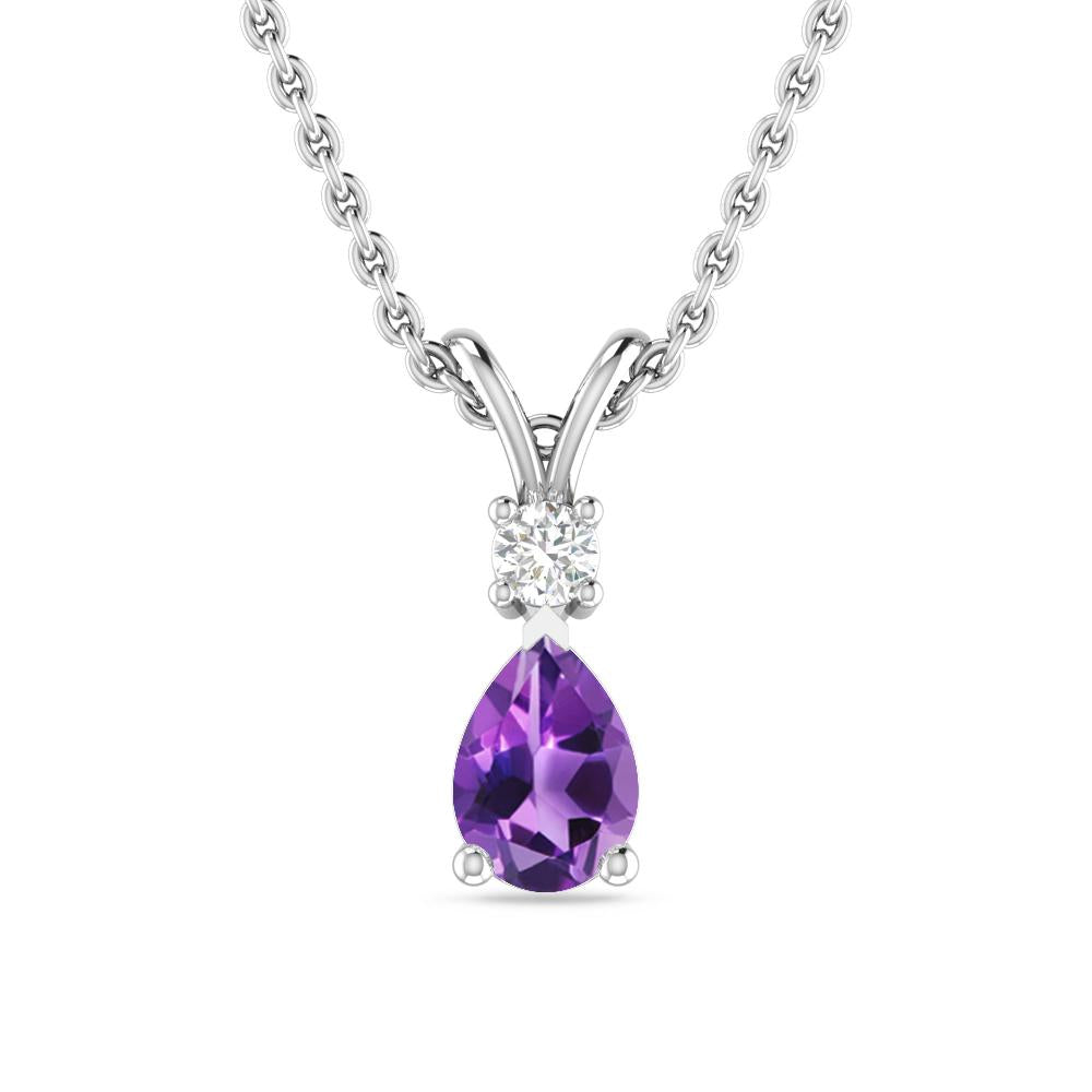 White Gold - Amethyst