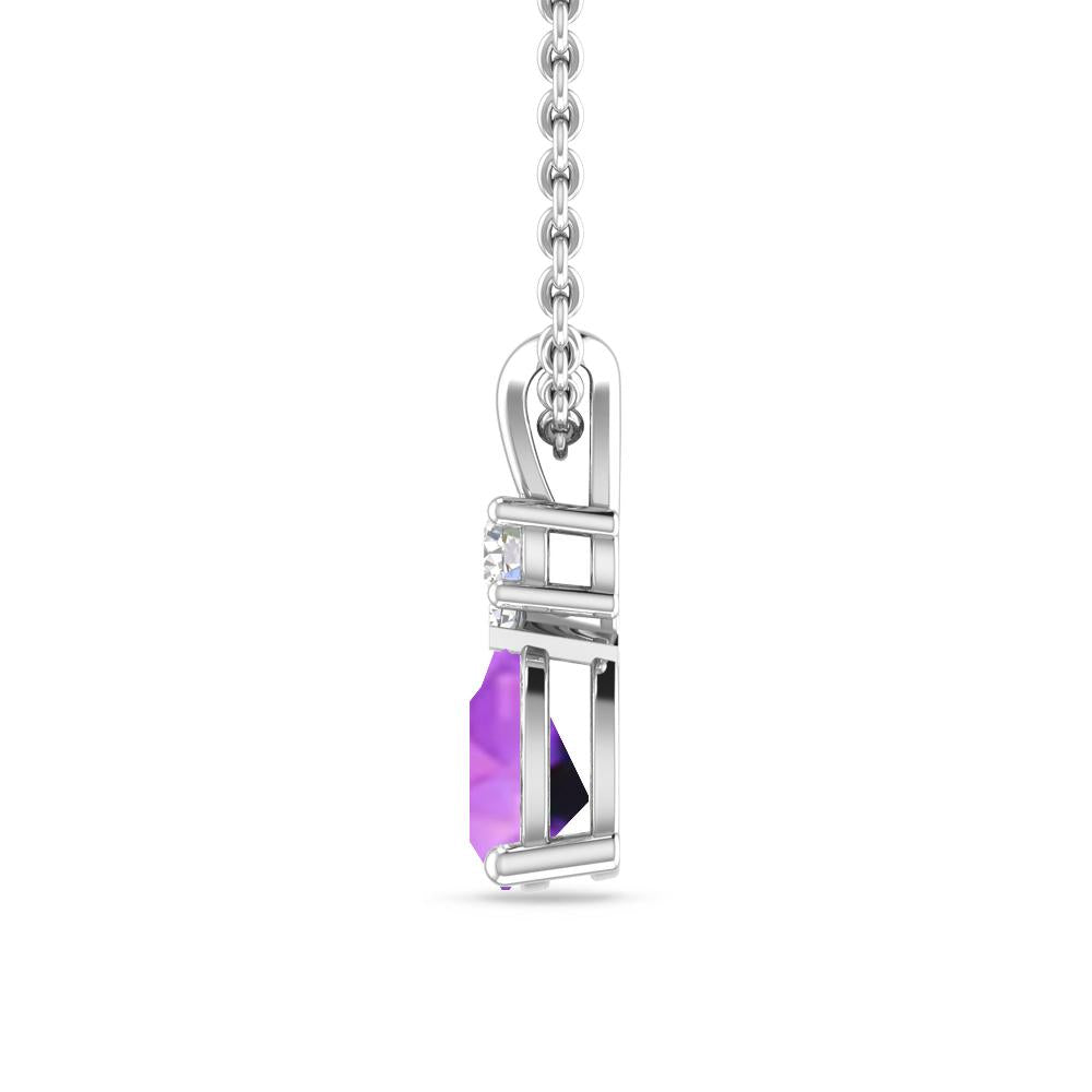 White Gold - Amethyst