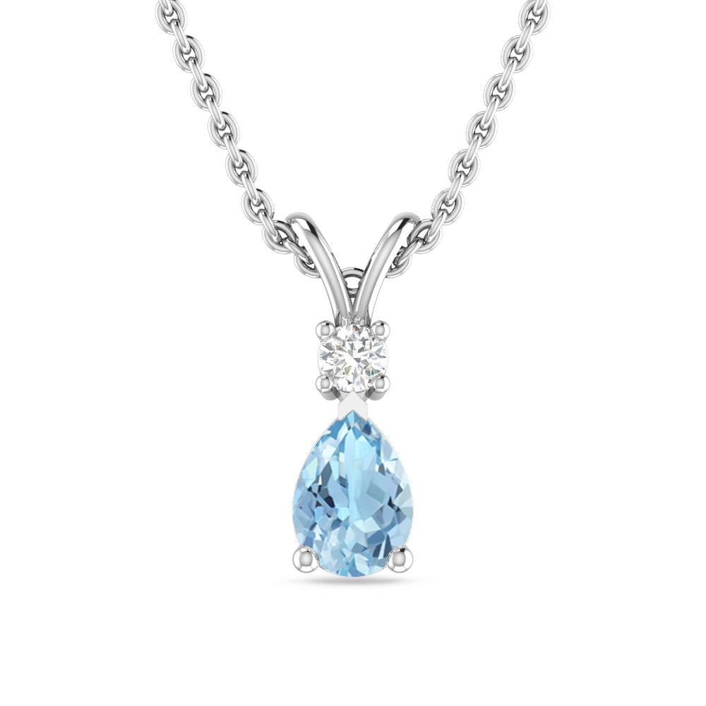 White Gold - Aquamarine