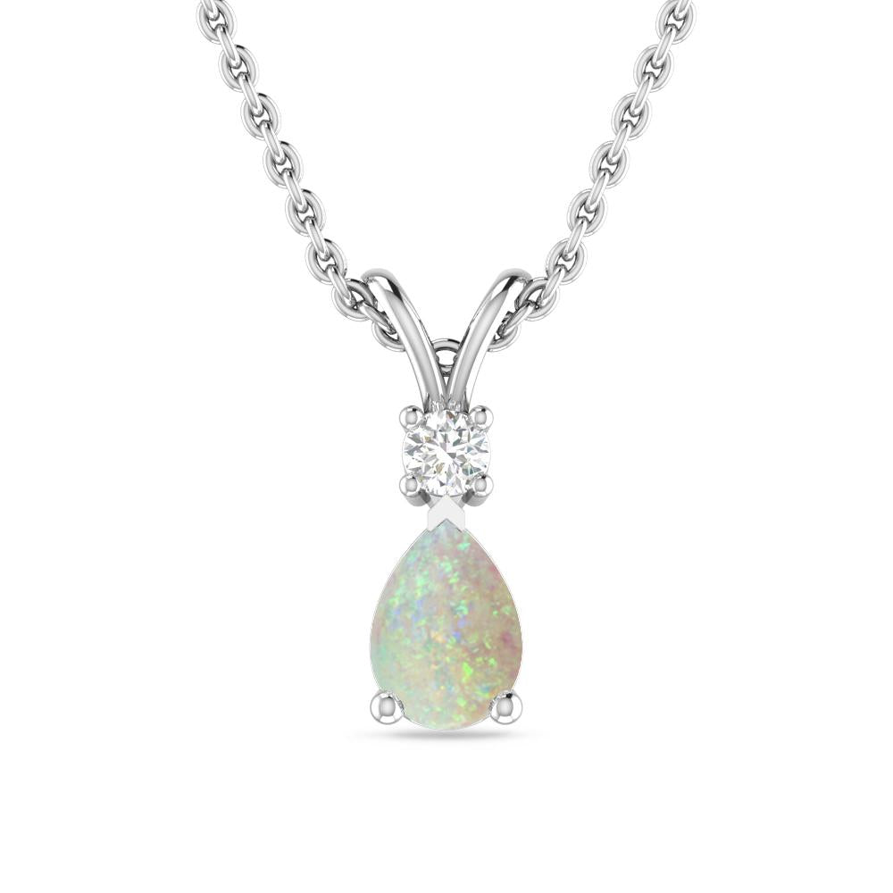 White Gold - Opal