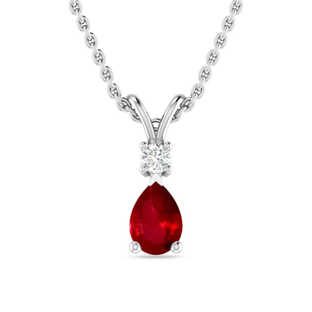 White Gold - Ruby