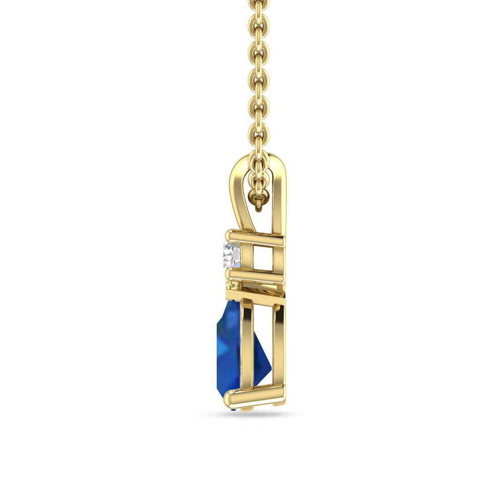 Yellow Gold - Sapphire