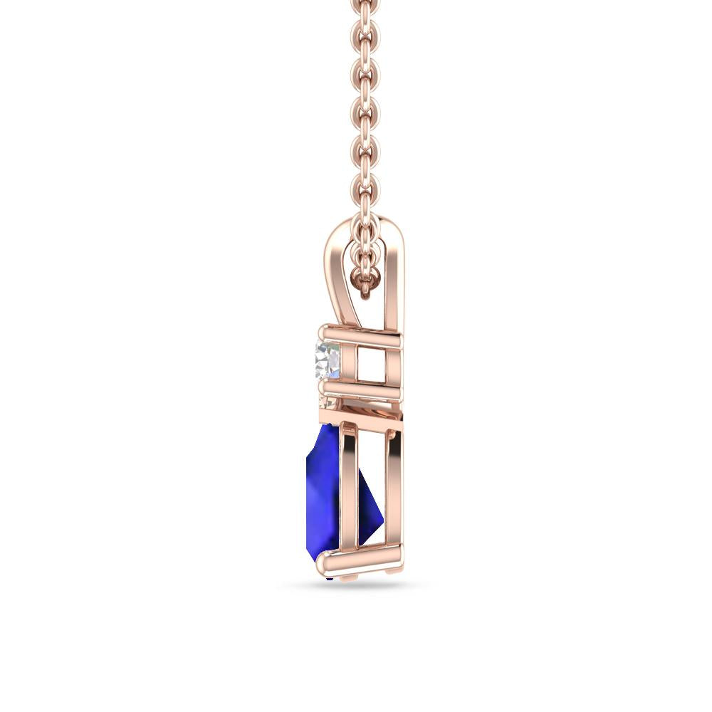 Rose Gold - Tanzanite