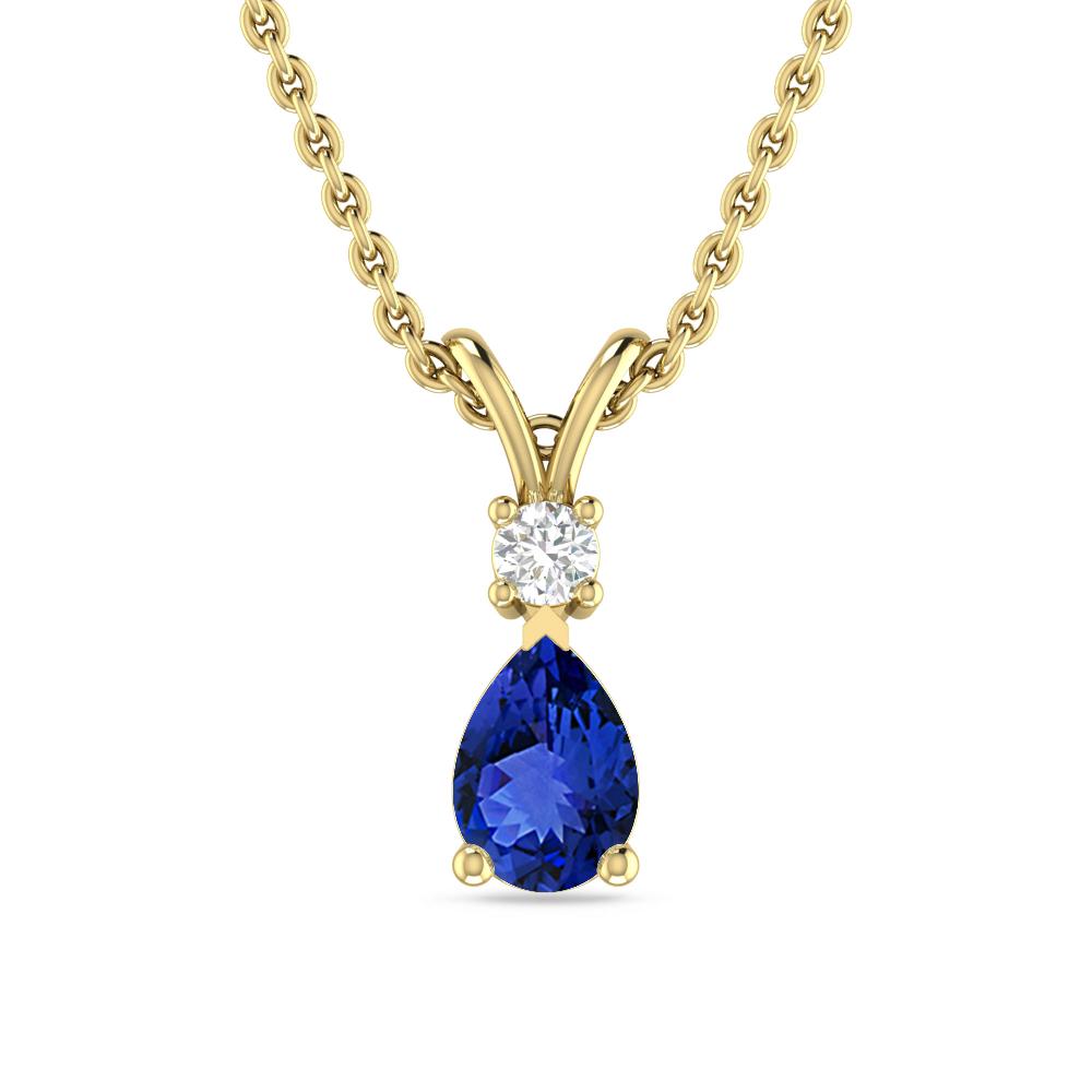 Yellow Gold - Tanzanite