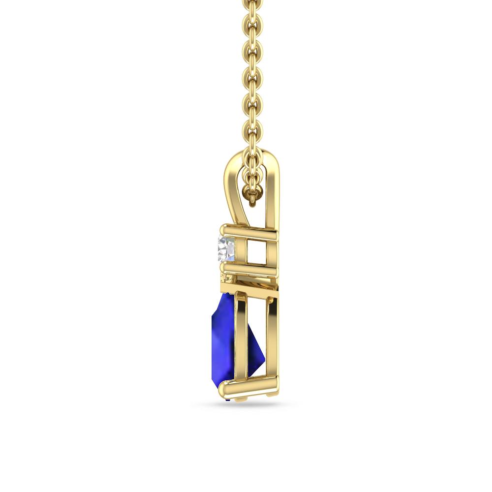 Yellow Gold - Tanzanite