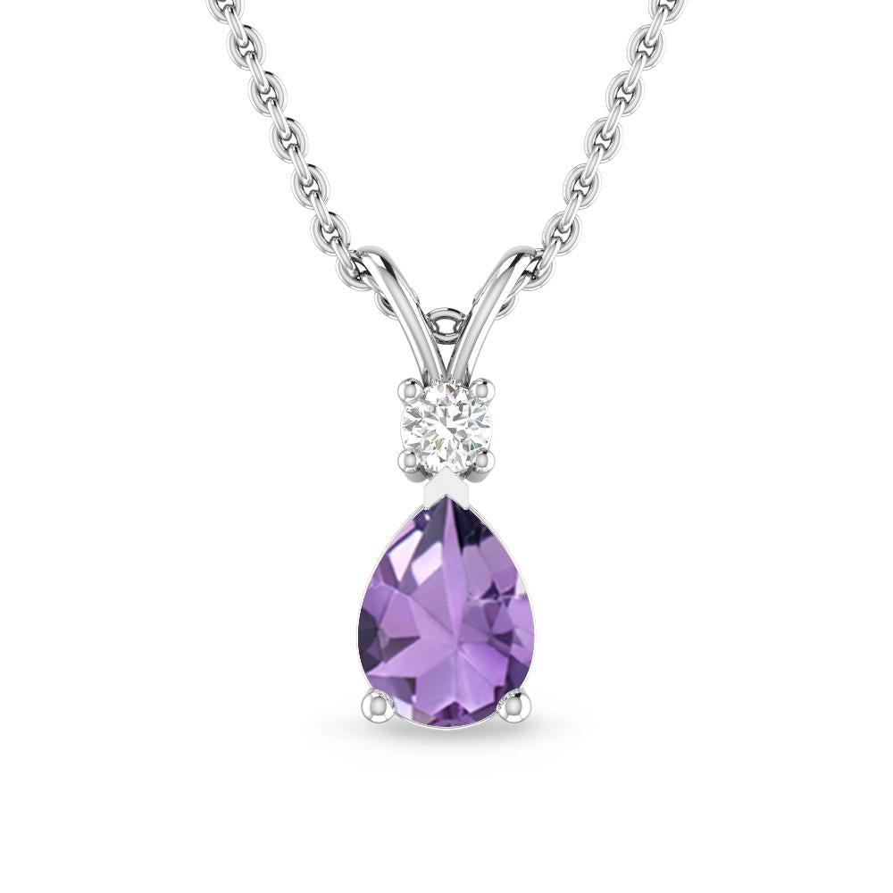 White Gold - Amethyst