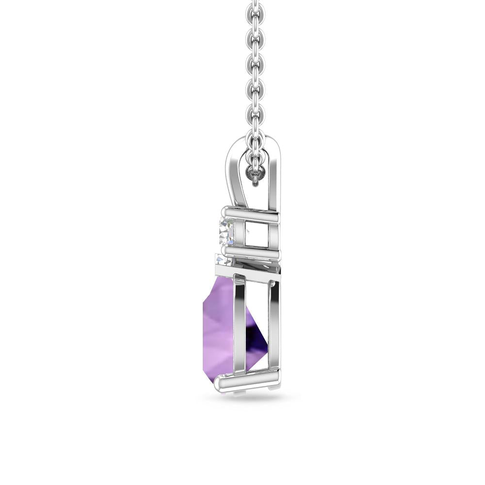 White Gold - Amethyst