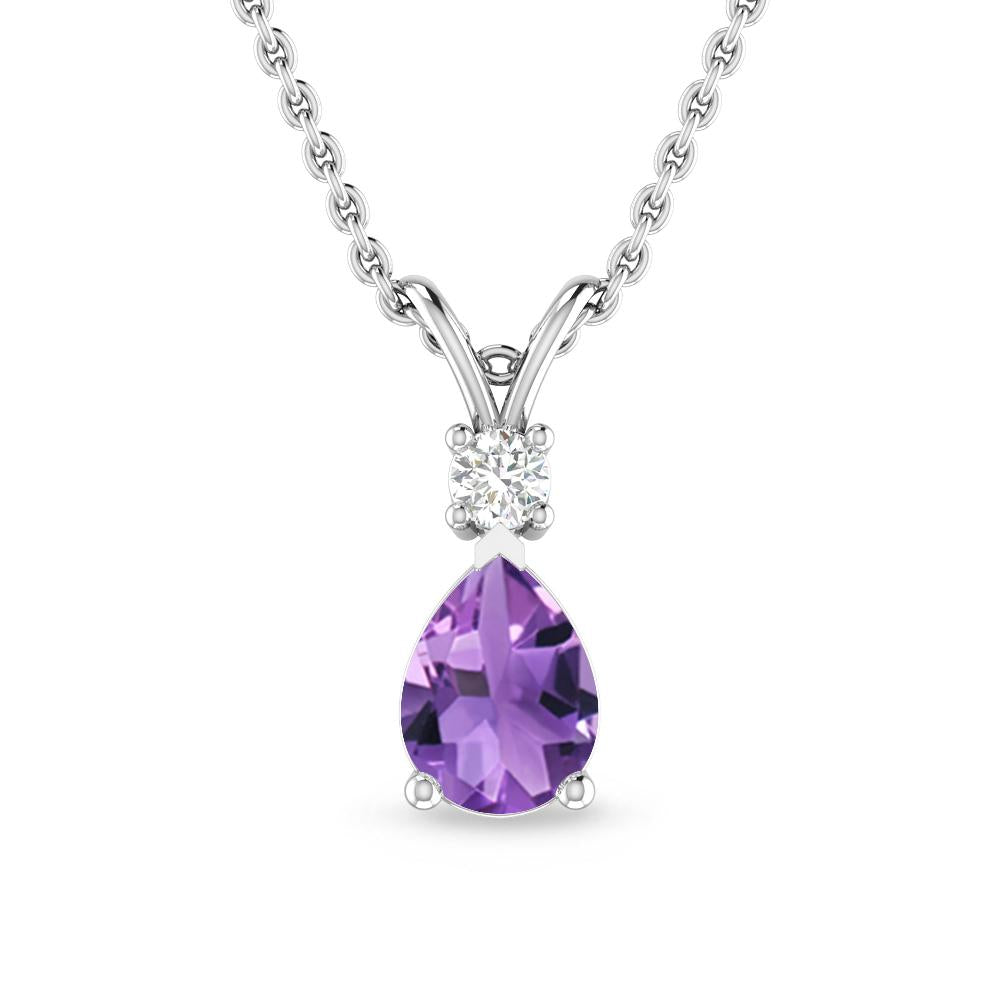 White Gold - Amethyst