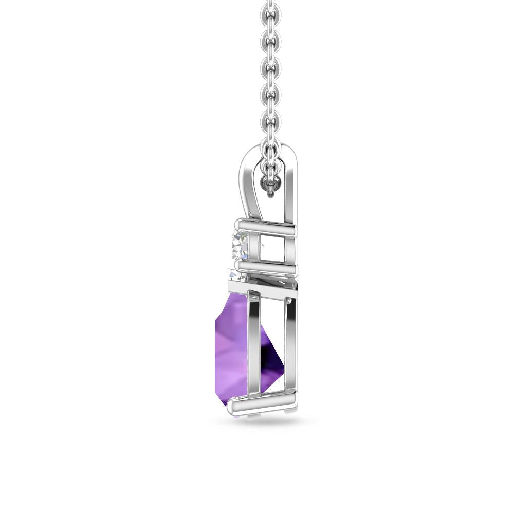 White Gold - Amethyst