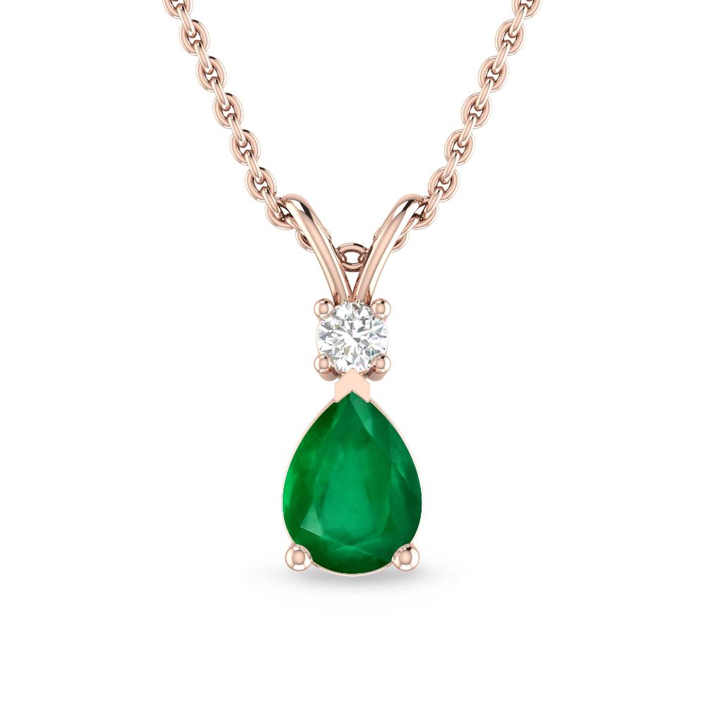 Rose Gold - Emerald