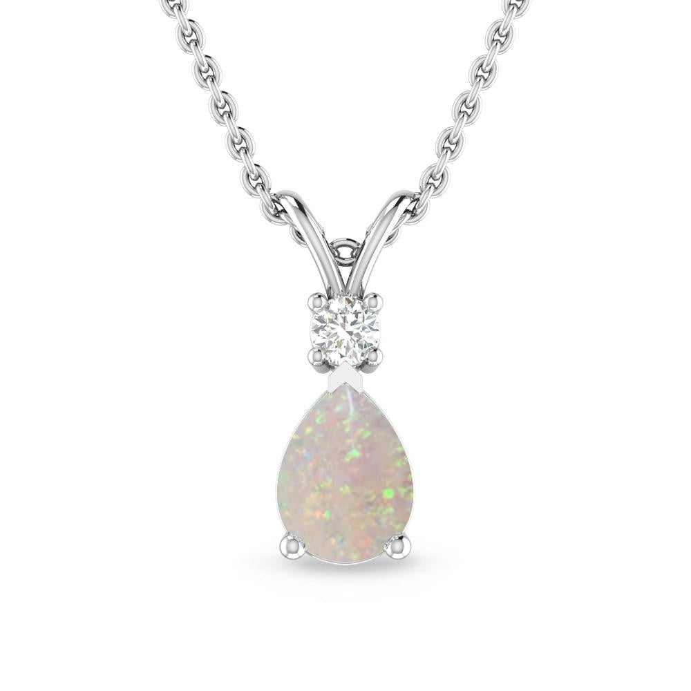 White Gold - Opal