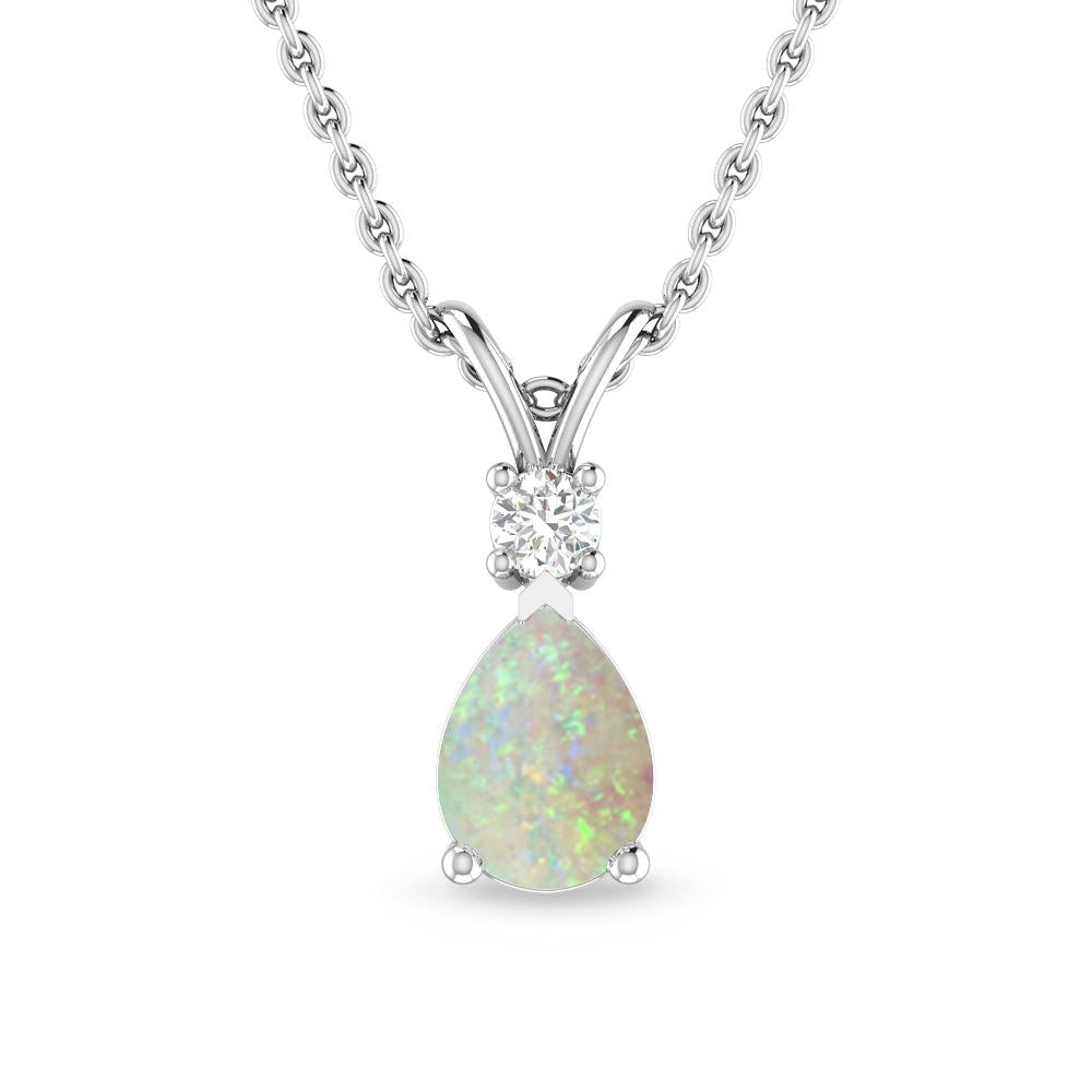 White Gold - Opal