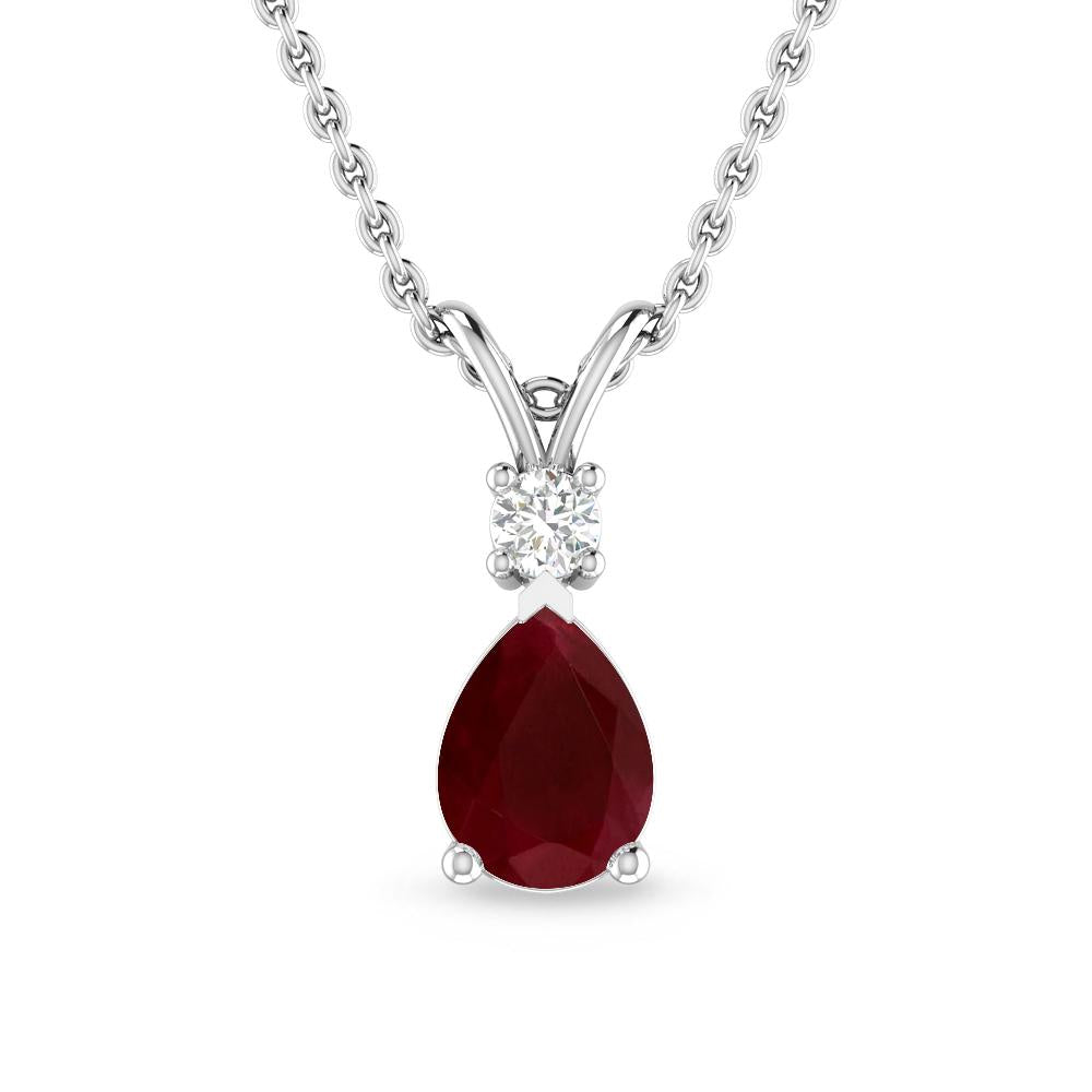 White Gold - Ruby