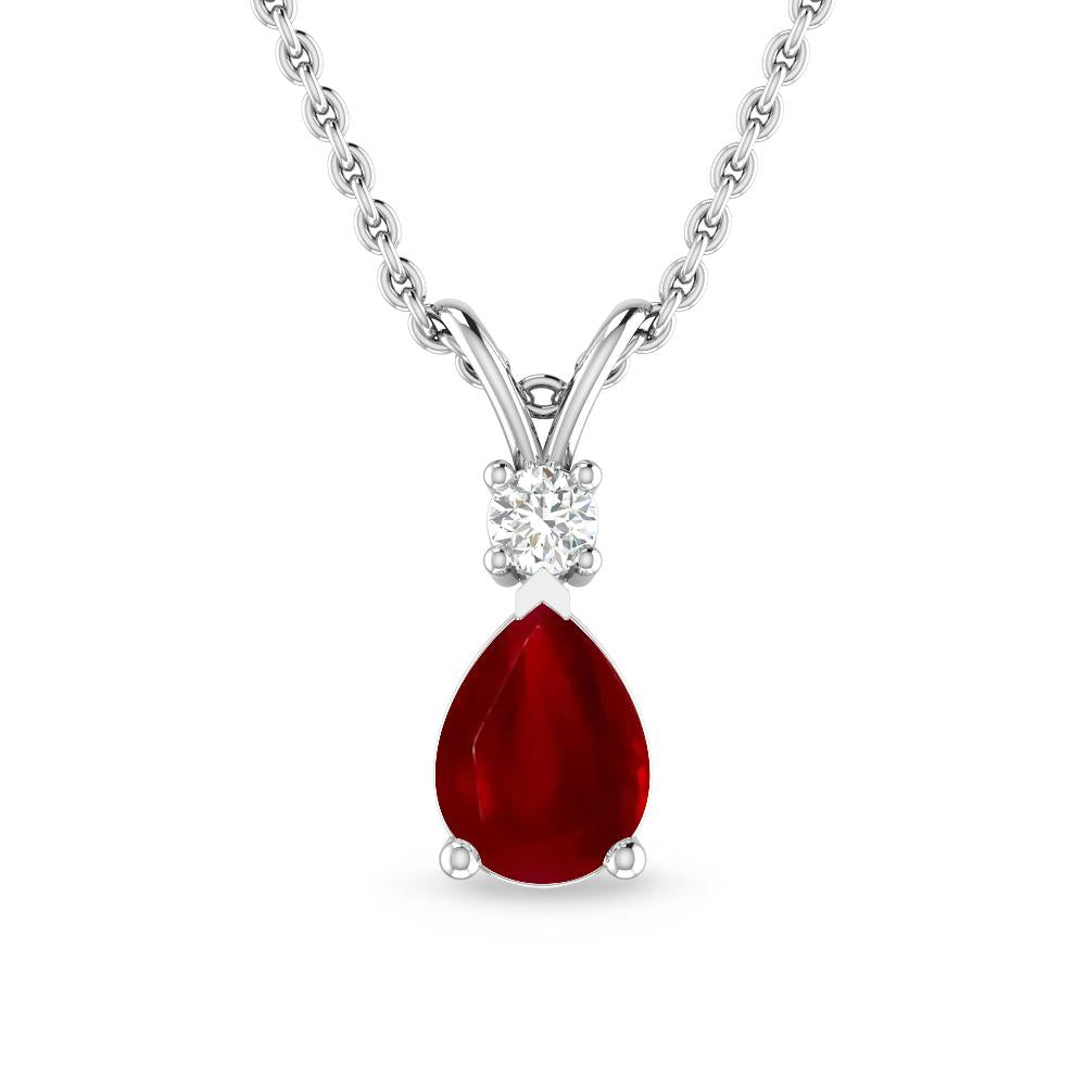 White Gold - Ruby