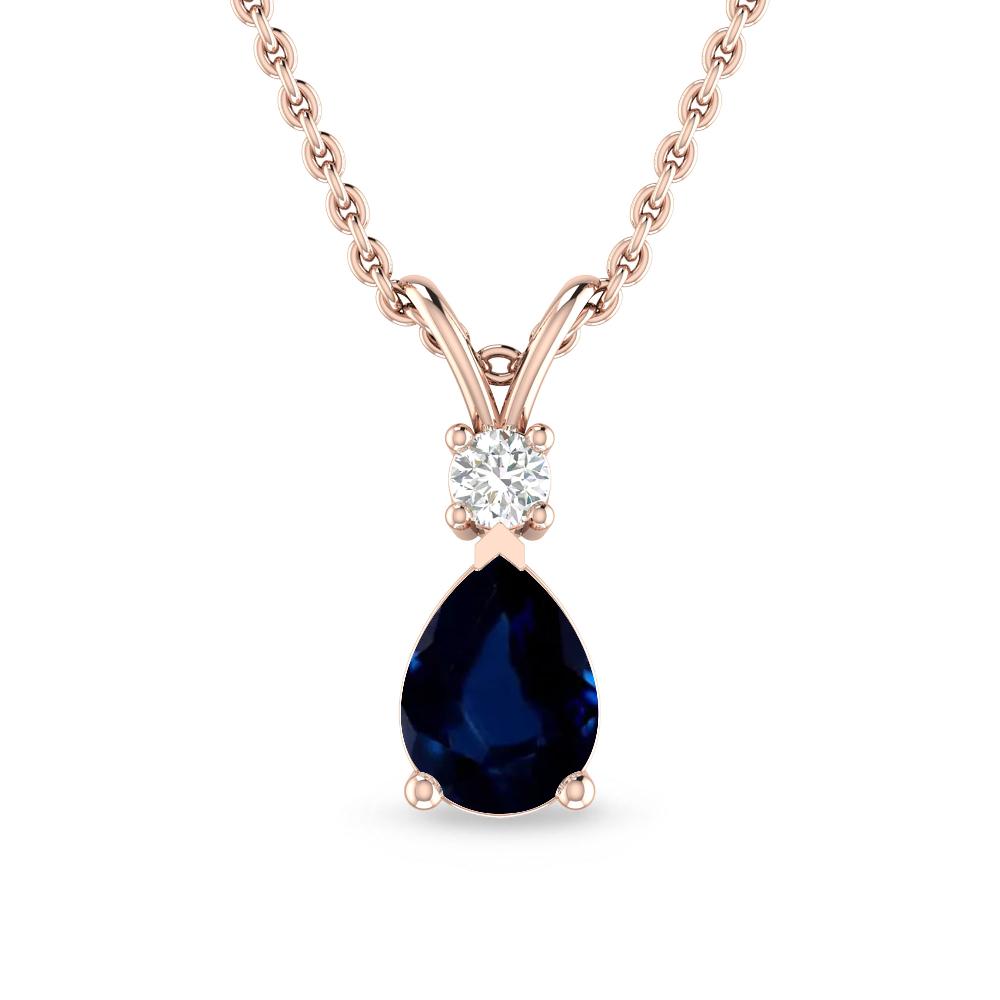 Rose Gold - Sapphire