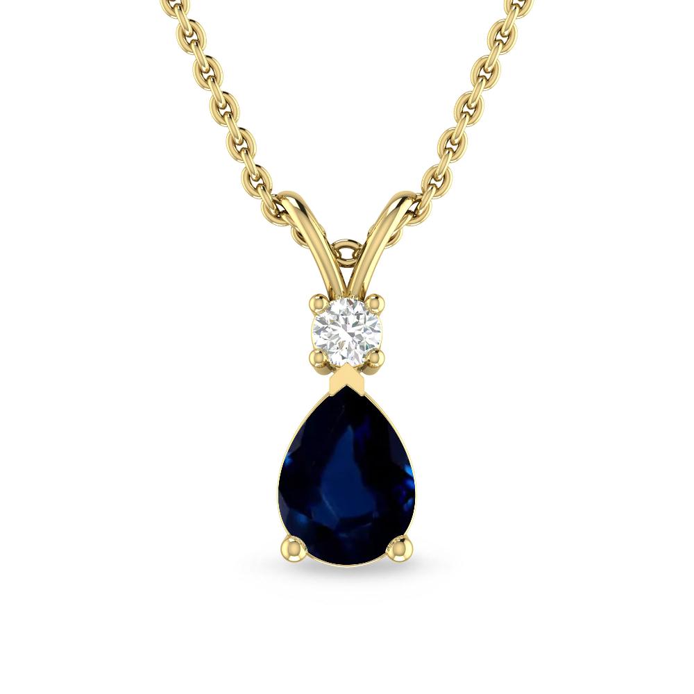 Yellow Gold - Sapphire