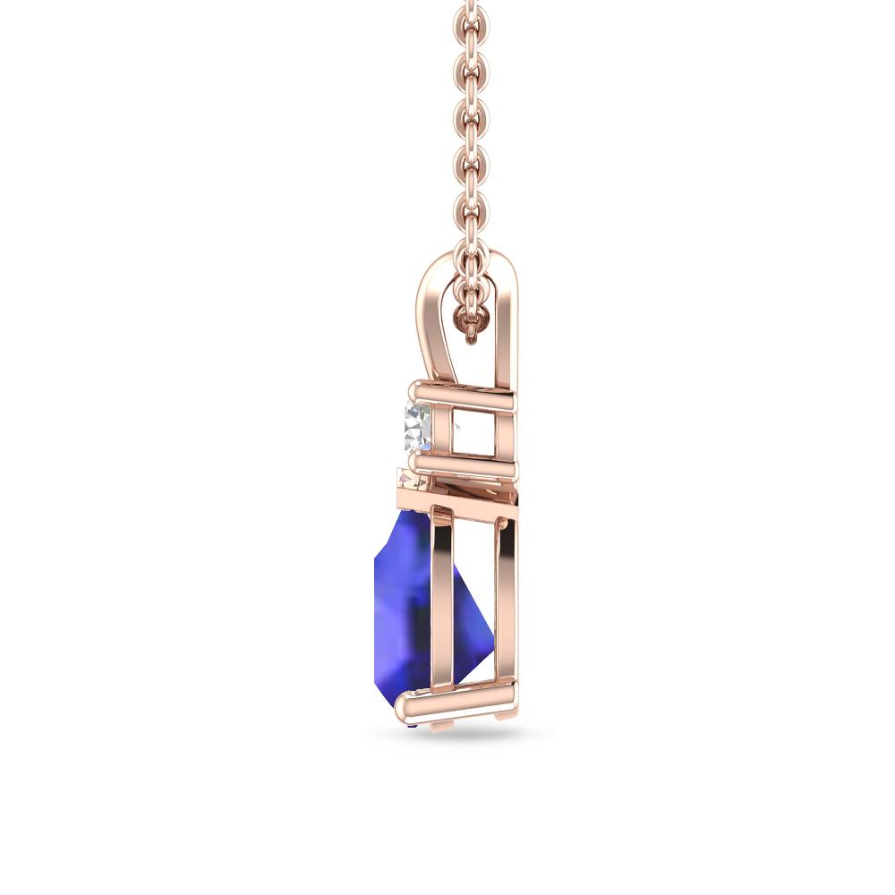 Rose Gold - Tanzanite