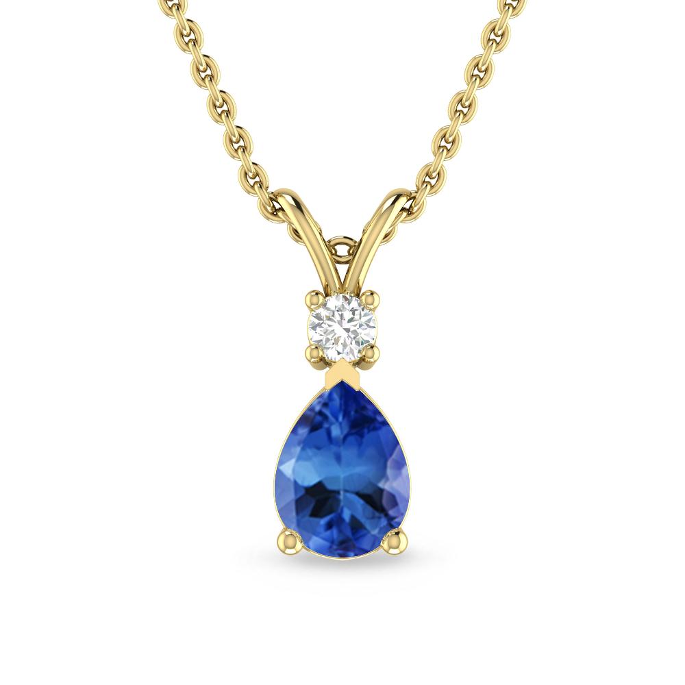 Yellow Gold - Tanzanite