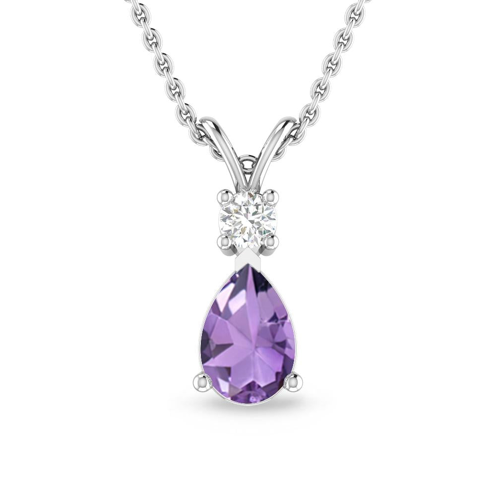 White Gold - Amethyst