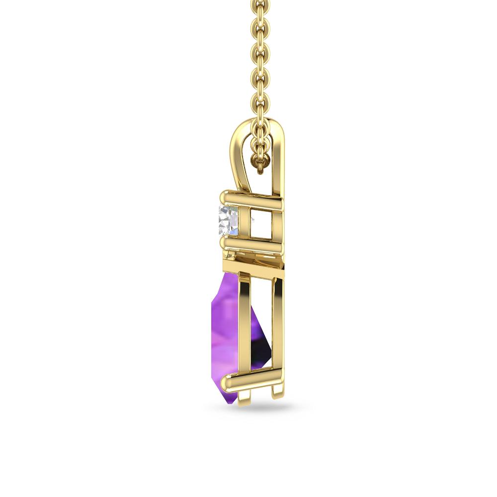 Yellow Gold - Amethyst