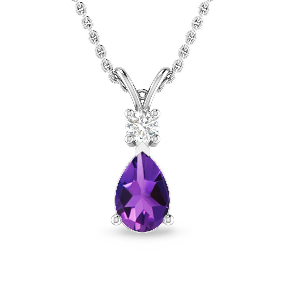 White Gold - Amethyst