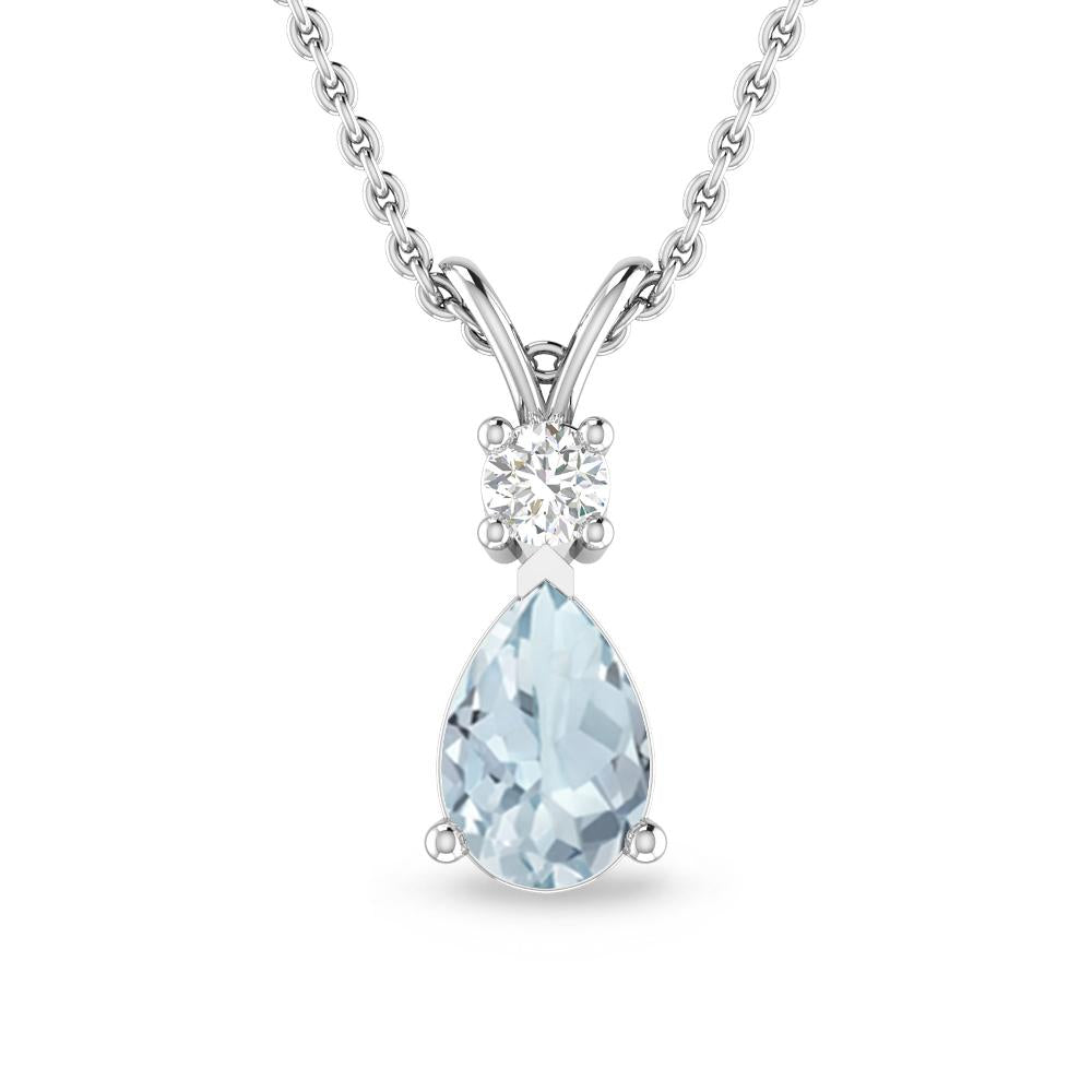 White Gold - Aquamarine