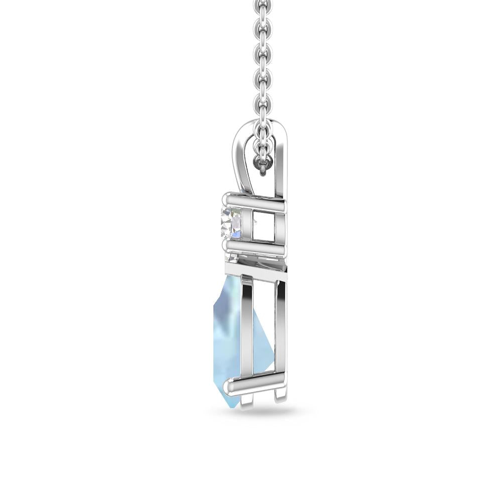 White Gold - Aquamarine