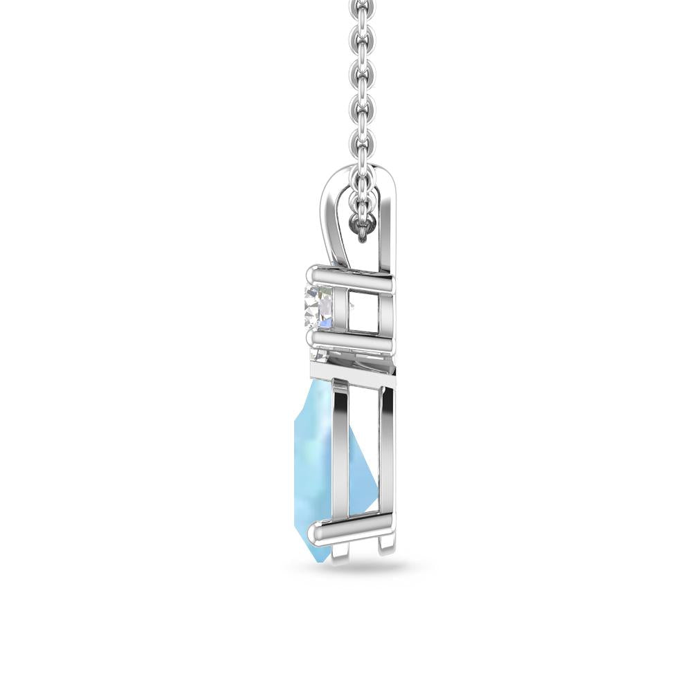 White Gold - Aquamarine