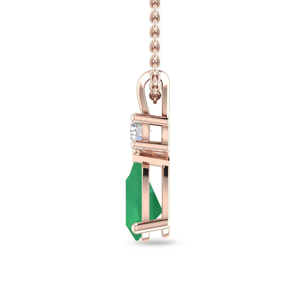 Rose Gold - Emerald