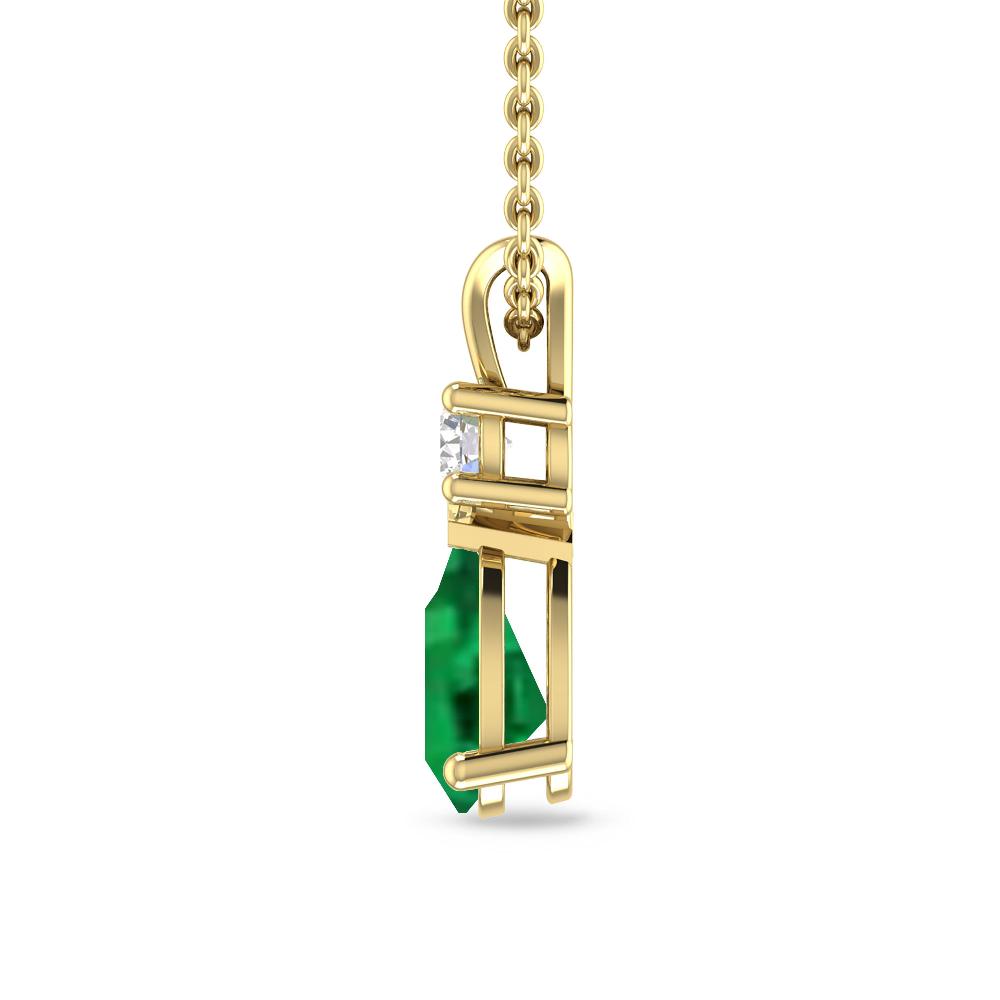 Yellow Gold - Emerald
