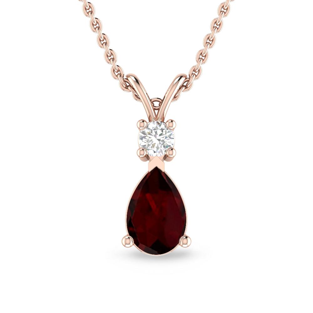 Rose Gold - Garnet