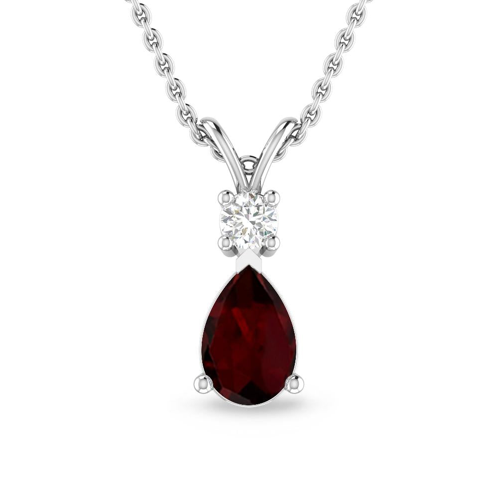 White Gold - Garnet