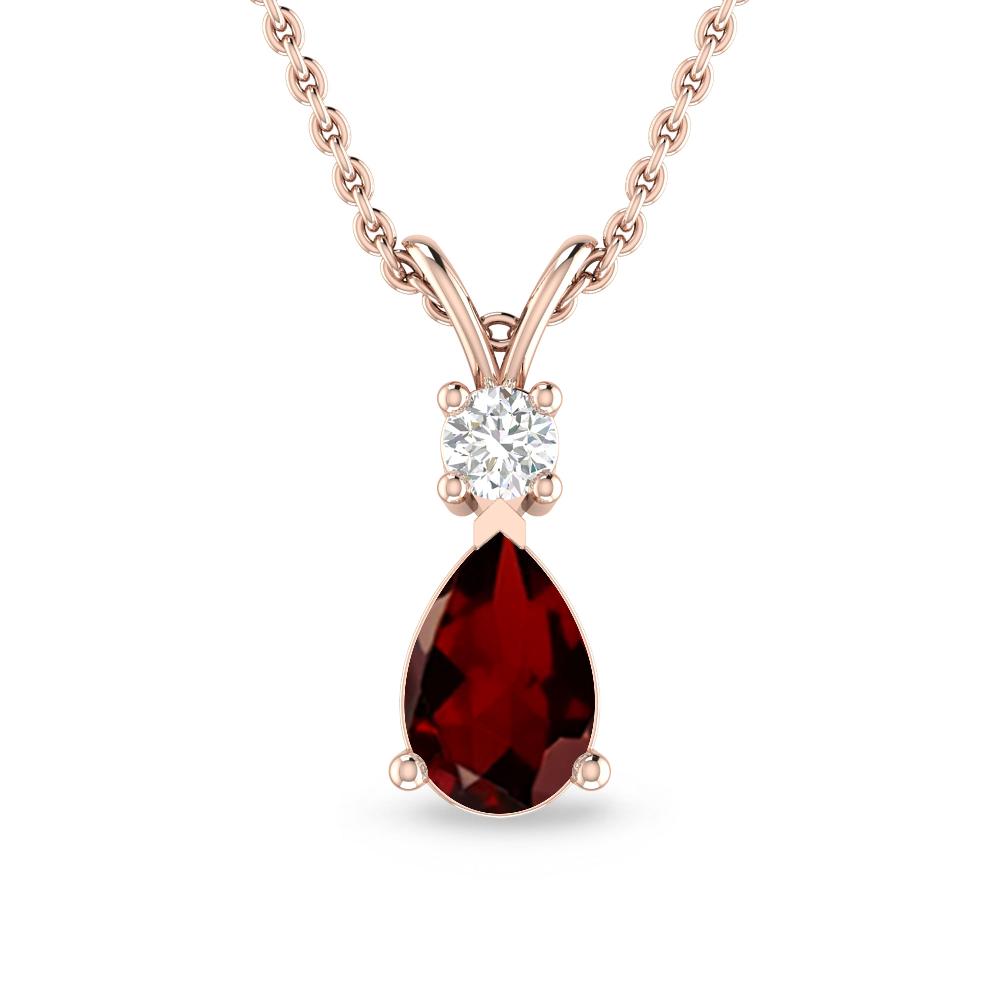 Rose Gold - Garnet