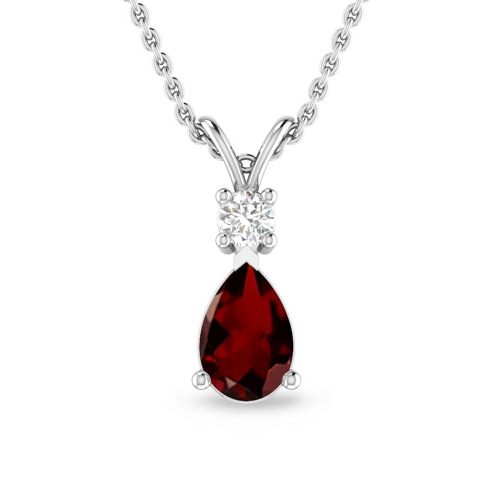 White Gold - Garnet