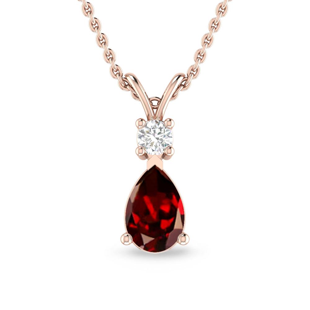 Rose Gold - Garnet