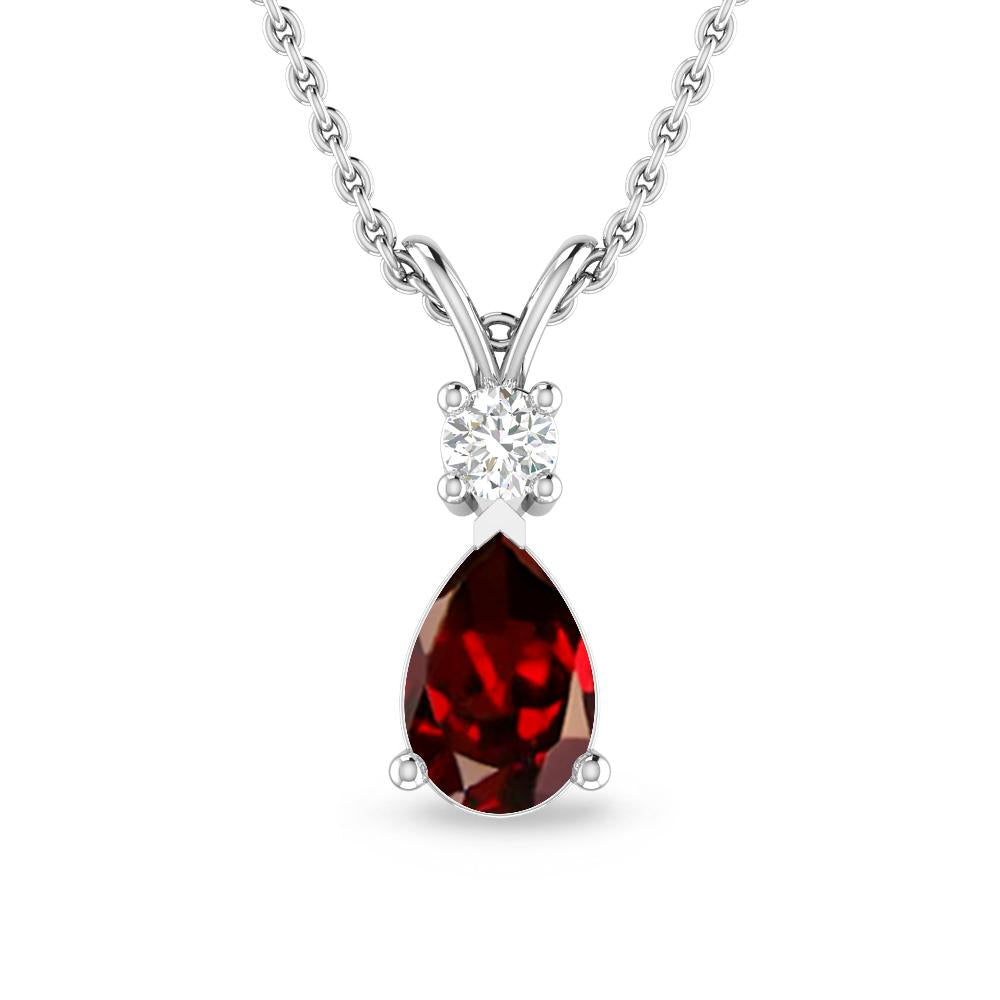 White Gold - Garnet