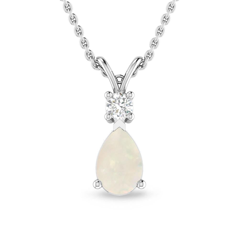White Gold - Opal