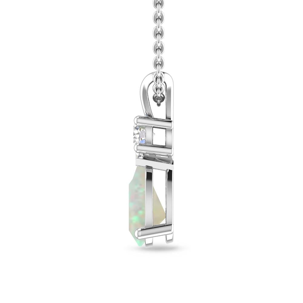 White Gold - Opal